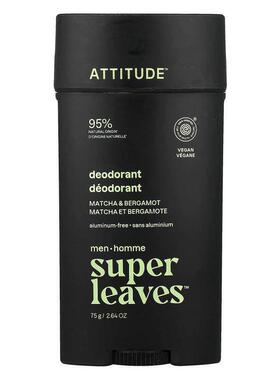 爱的态度,Super Leaves™, Aluminum-Free Deodorant, For Men, Ma