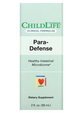 Childlife Clinicals,Para-Defense，儿童肠胃调理补充剂，2 液量