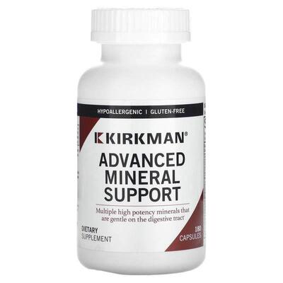 Kirkman Labs,Advanced Mineral Support, 180 Capsules