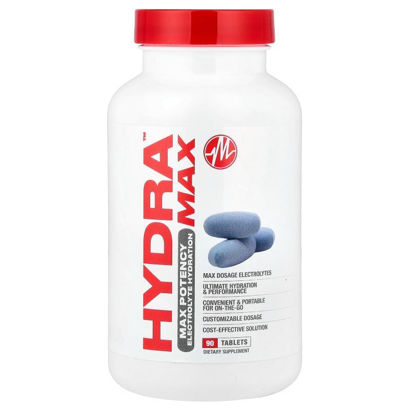 Metabolic Nutrition,HydraMAX™, Max Potency, 90 Tablets