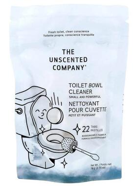 The Unscented Company,马桶清洁剂，无香型，22 片，2.75 盎司（