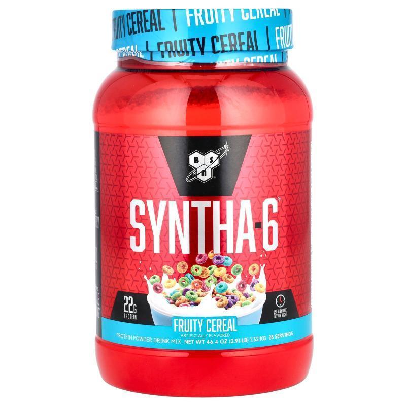 必胜,Syntha-6, Protein Powder Drink Mix, Fruity Cereal, 2.91