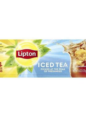 Lipton,Black Tea, Iced Tea, 24 Family Size Tea Bags, 6 oz (1