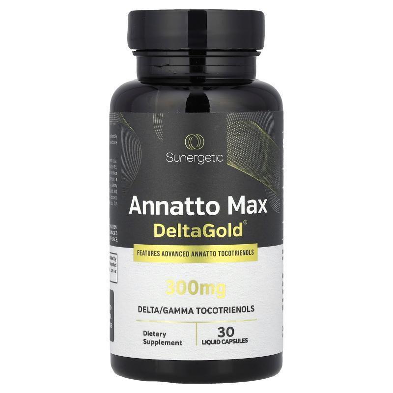 Sunergetic,Annatto Max DeltaGold®，300 毫克，30 粒液体胶囊