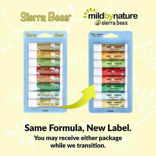 Mild By Nature Sierra Bees™有机润唇膏滋润保湿双唇呵护饱满丰