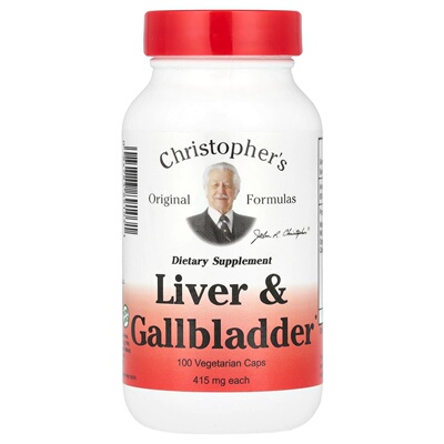 Christopher's Original Formulas肝胆配方胆囊配方居家轻盈茶歇