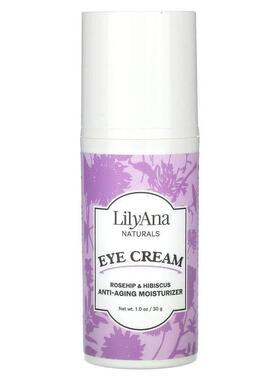 Lilyana Naturals,Eye Cream, Rosehip & Hibiscus, 1 oz (30
