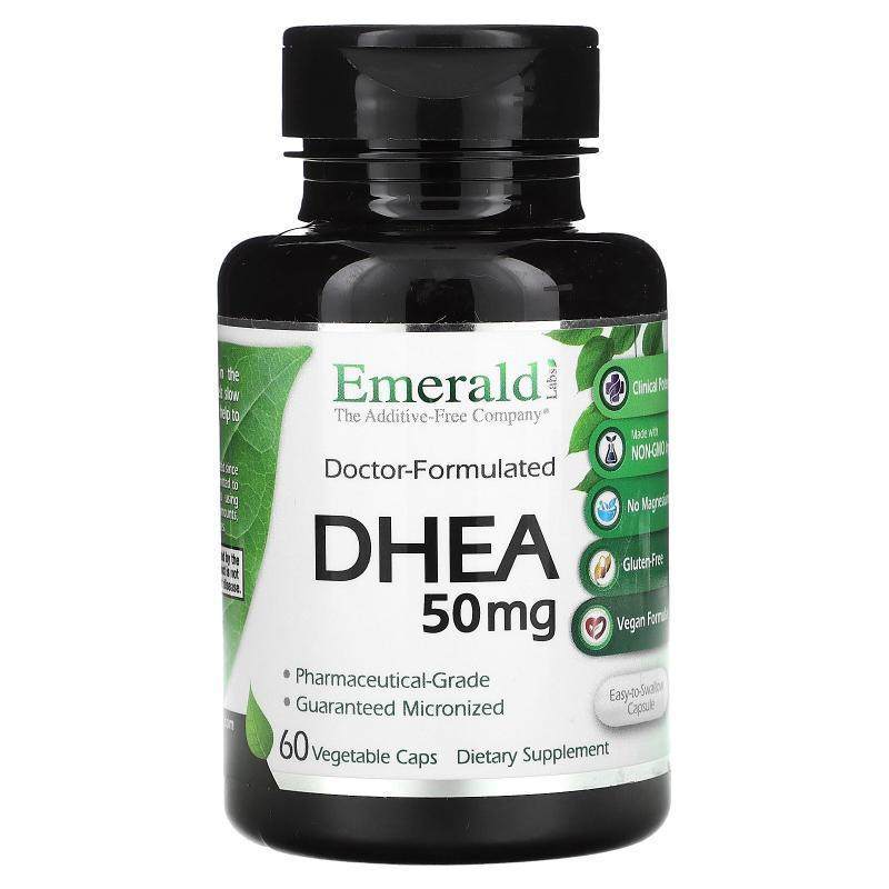 Emerald Laboratories,DHEA, 50 mg, 60 Vegetable Caps
