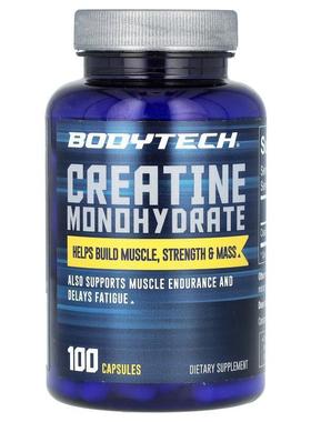 BodyTech,Creatine Monohydrate, 300 Capsules