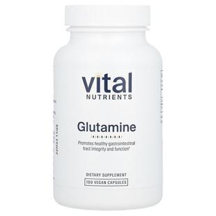 Vegan Vital 100 Glutamine Capsules Nutrients