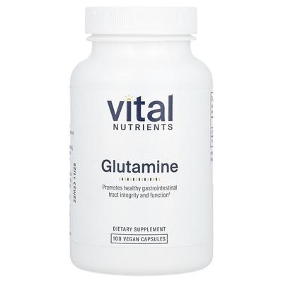 Vital Nutrients,Glutamine, 100 Vegan Capsules