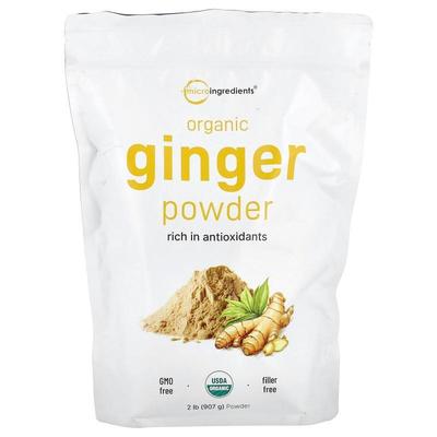 Micro Ingredients,Organic Ginger Powder, 2 lb (907 g)