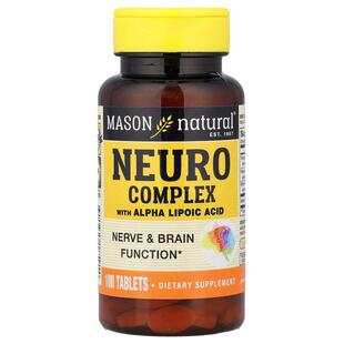Mason Natural,Neuro Complex with Alpha Lipoic Acid, 100 Tabl