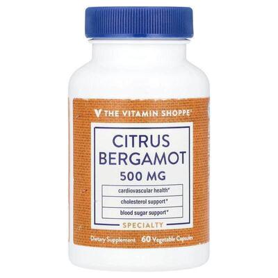 The Vitamin Shoppe,Citrus Bergamot, 500 mg, 60 Vegetable Cap