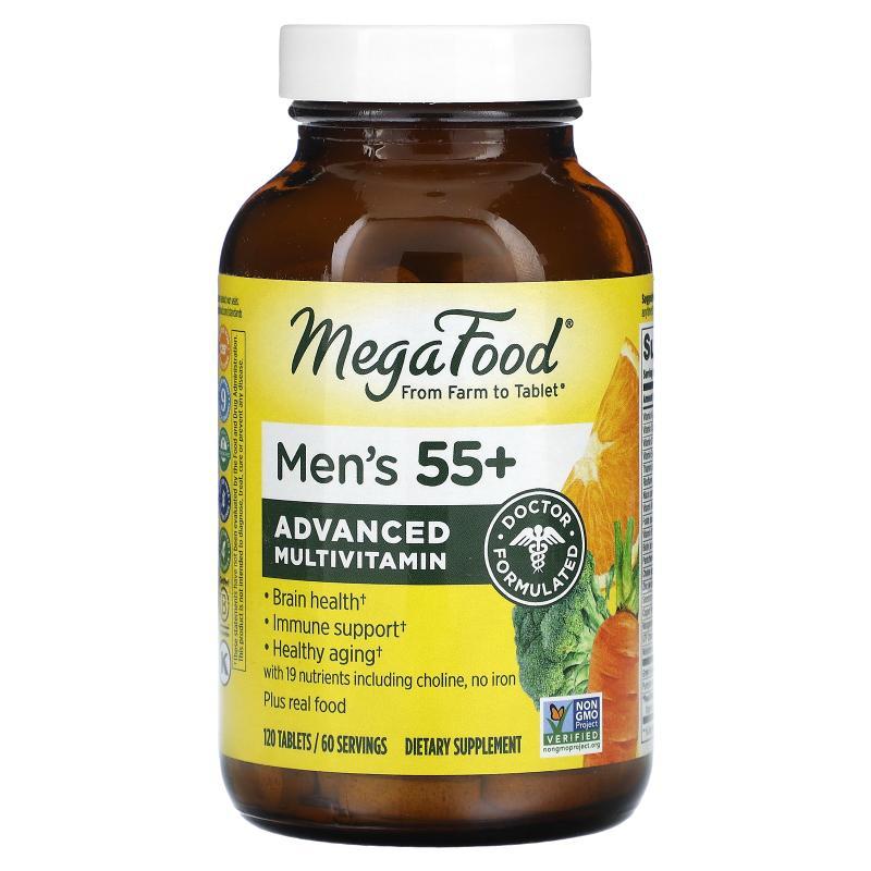 MegaFood,Multi for Men 55+,120 片