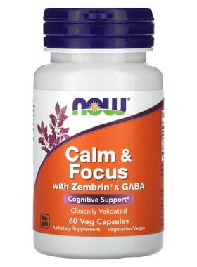 诺奥,含 Zembrin   GABA的舒缓和专注力支持配方