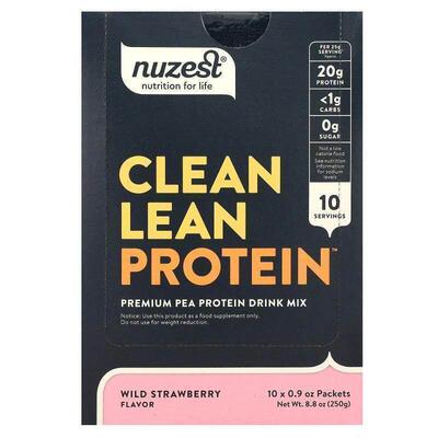 Nuzest清洁瘦肉蛋白富含巧克力10包