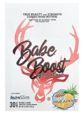 Bucked Up,Babe Boost, Blue Pineapple, 30 Packets, 0.2 oz (6.
