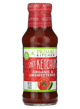 Primal Kitchen,A Tad Sweet Ketchup, Sweetened with Honey, 2.