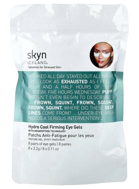 Skyn Iceland,Hydro Cool Firming Eye Gels, 8 Pairs