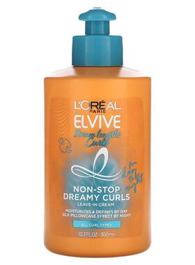 欧莱雅,Elvive，Dream Lengths Curls，免洗膏，10.2 液量盎司（3