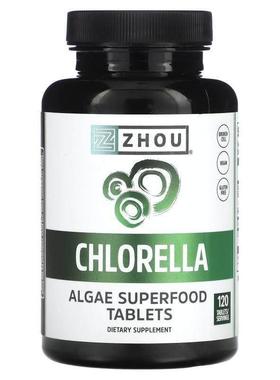 Zhou Nutrition,Chlorella, 120 Tablets
