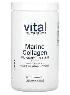 Vital Nutrients,Marine Collagen Wild-Caught, Type I &amp