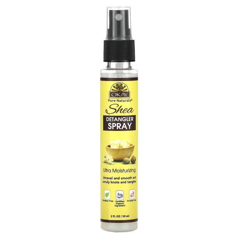 Okay Pure Naturals,Shea Detangler Spray, 2 fl oz (59 ml)