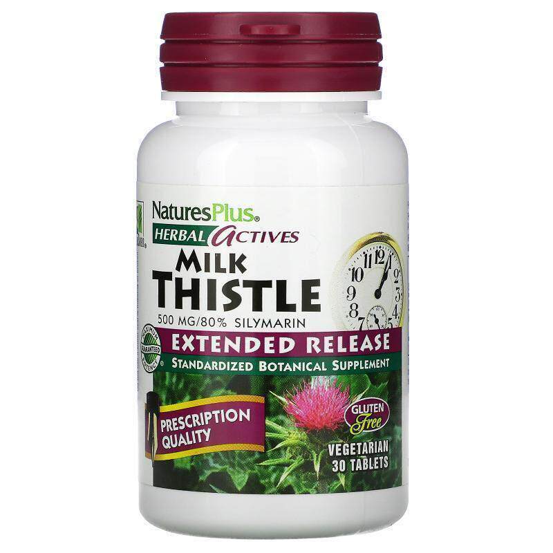 Nature's Plus 奶蓟草缓释片促进肝脏排出毒素