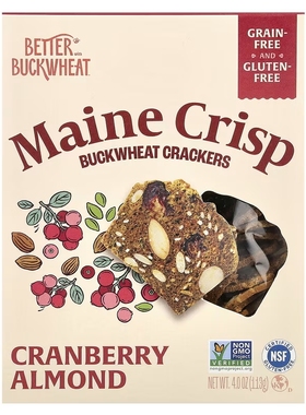 Better with Buckwheat荞麦饼干无麸质休闲零食办公饱腹