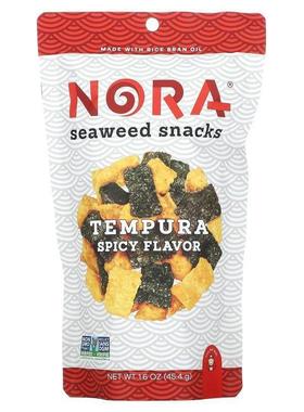 Nora Snacks,海藻零食，Tempura Original