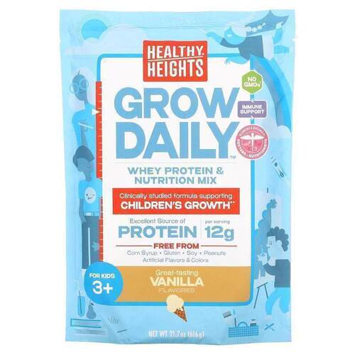 Healthy Heights,Grow Daily, Whey Protein
