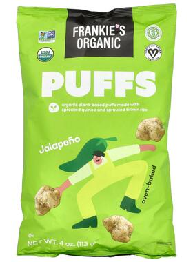 Frankie's Organic,泡芙，墨西哥胡椒味，4 盎司（113 克）