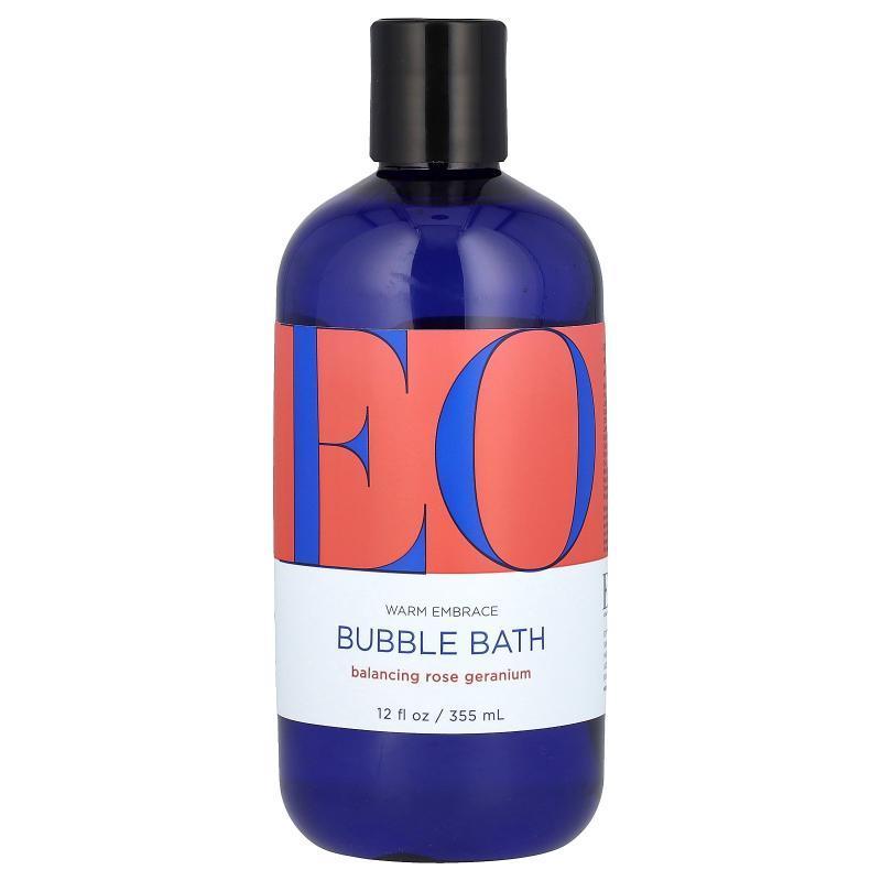 EO Products,Bubble Bath, Balancing Rose Geranium, 12 fl oz (