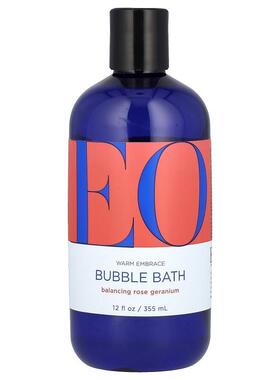 EO Products,Bubble Bath, Balancing Rose Geranium, 12 fl oz (