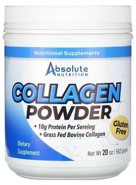 绝对营养,Collagen Powder, 20 oz (563 grams)