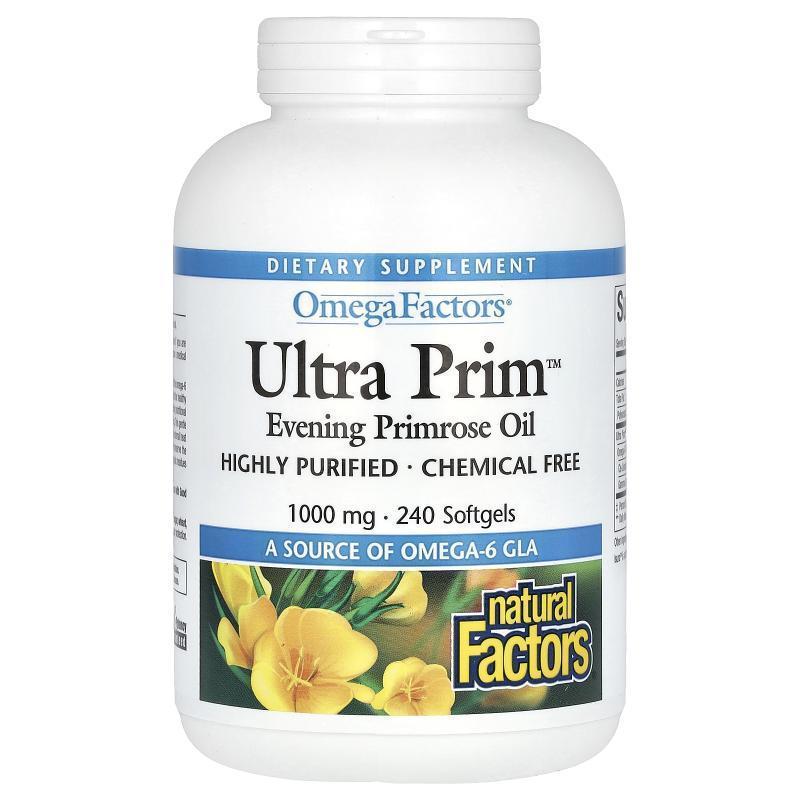 Natural Factors, 超净月见草精油软凝胶