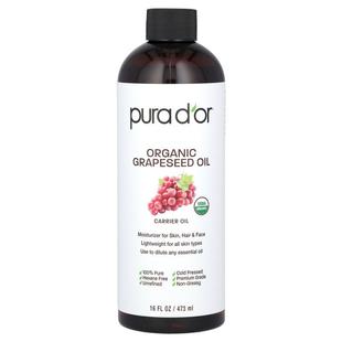 473 Organic Oil Grapeseed Pura