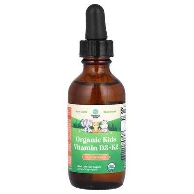 Natures Craft,Organic Kids Vitamin D3 + K2, 60 ml