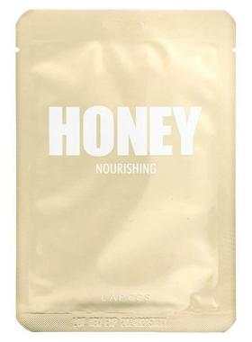 Lapcos,蜂蜜片装美容面膜，滋养，5 片，每片 0.91 液量盎司（27