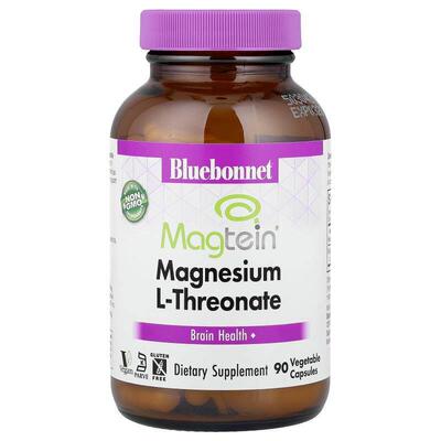 Bluebonnet Nutrition,Magtein® Magnesium L-Threonate, 90 Vege