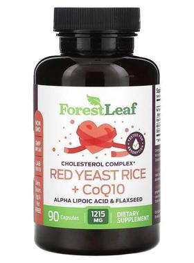 Forest Leaf,Red Yeast Rice + CoQ10, 90 Capsules
