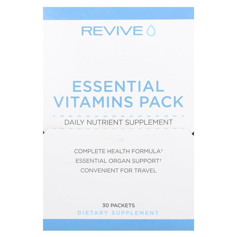 Revive MD Supplement Company LLC,Essential Vitamins Pack, 30