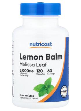Nutricost,Lemon Balm, 120 Capsules (150 mg per Capsule)