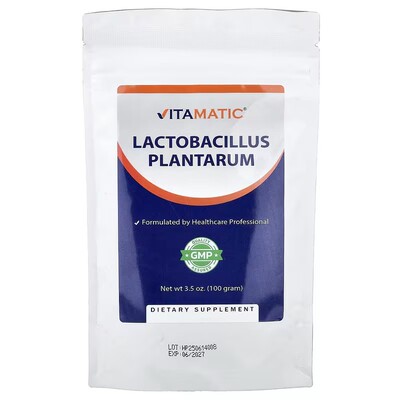 Vitamatic,Lactobacillus Plantarum, 3.5 oz (100 g)