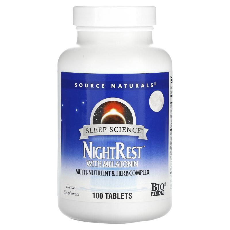 Source Naturals安睡褪黑素草本复合片