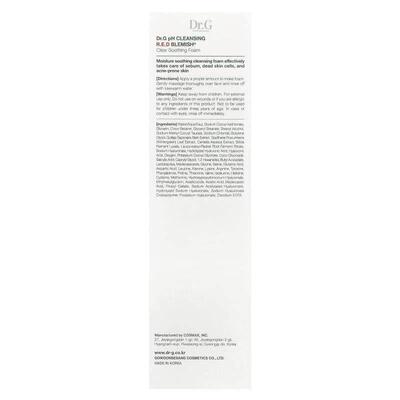Dr. G,pH Cleansing R.E.D Blemish Clear Soothing Foam, 5.07 f