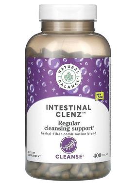 天衡宝,Intestinal Clenz, Cleanse, 400 Vegcaps