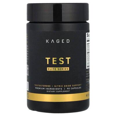 Kaged,Elite 系列，测试，睾酮 + 一氧化氮支持，90 粒
