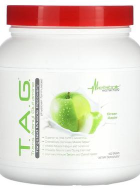 Metabolic Nutrition,T.A.G., Green Apple, 400 g